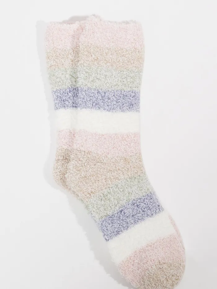 Women Altar039d State Socks Color Block Striped Cozy Socks Multi