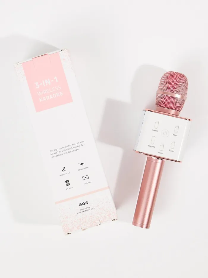 Women Altar039d State Tech Wireless Karaoke Microphone Blush