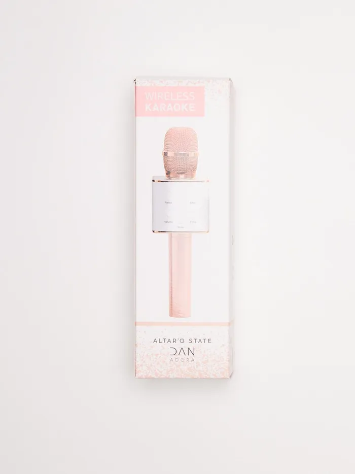Women Altar039d State Tech Wireless Karaoke Microphone Blush