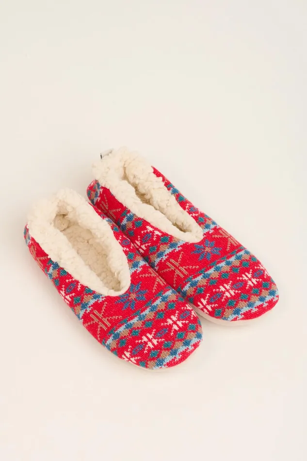 Women Brakeburn Slippers Red Please Bring Wine Slipper Socks