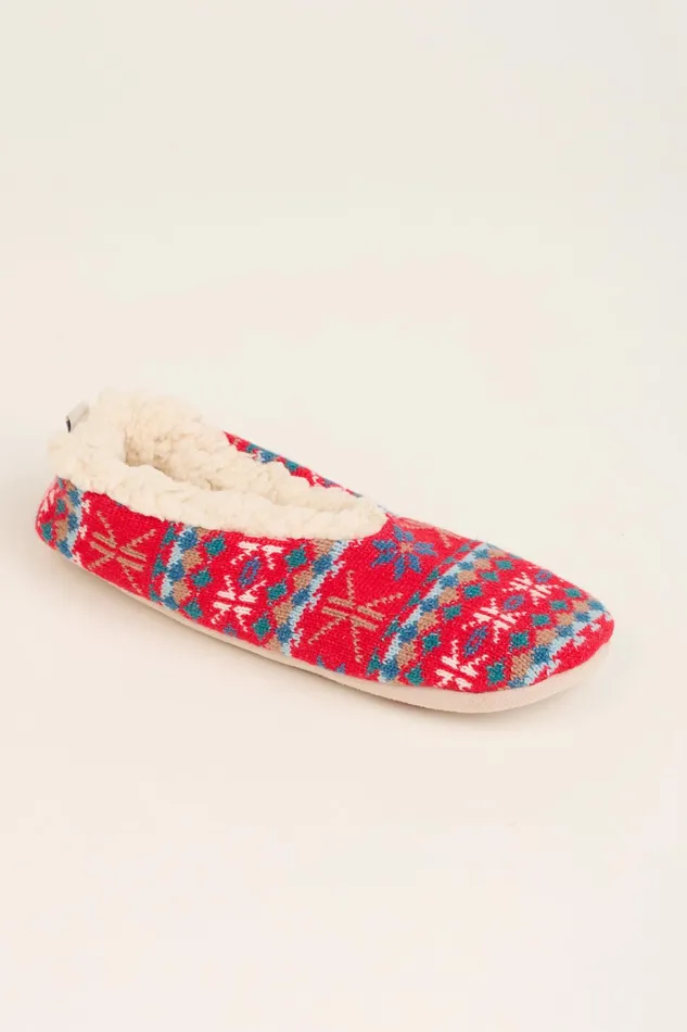 Women Brakeburn Slippers Red Please Bring Wine Slipper Socks