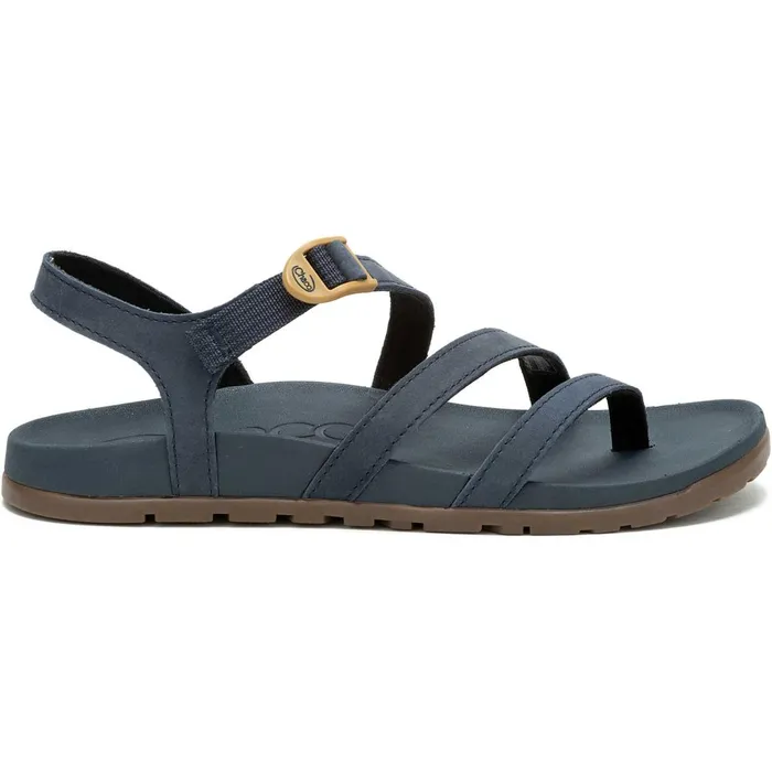 Women Chaco Sandals Lowdown Strappy Sandal Navy