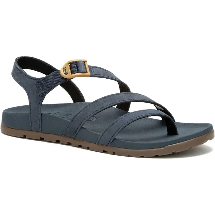 Women Chaco Sandals Lowdown Strappy Sandal Navy