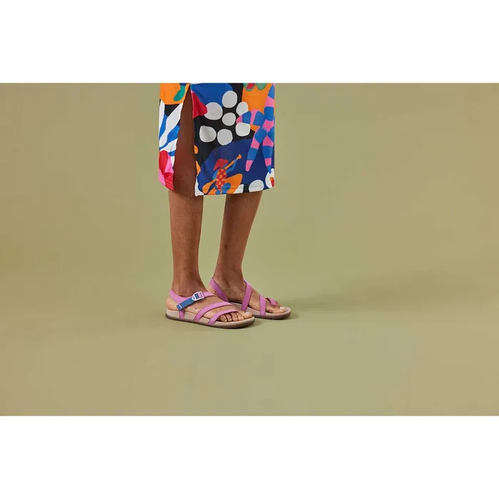 Women Chaco Sandals Lowdown Strappy Sandal Navy
