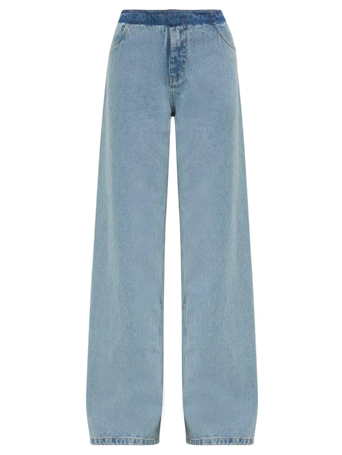 Women Christopher Esber 8211 Deconstruct Denim Jean In Indigo The UNDONE Denim