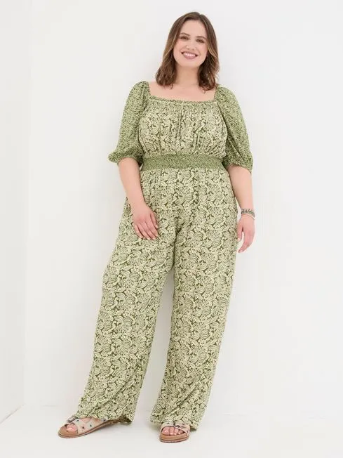 Women Fatface Jumpsuits and Playsuits Eva Green Damask Floral Jumpsuit Women Fatface Jumpsuits and Playsuits Eva Green Damask Floral Jumpsuit
