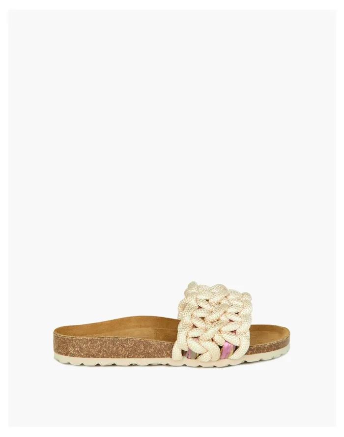 Women Intentionally Blank Macro Cream Madewell Sandals Women Intentionally Blank Macro Cream Madewell Sandals