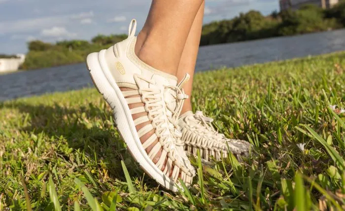 Women KEEN Casual UNEEK O3 BirchStar White Sandal Women KEEN Casual UNEEK O3 BirchStar White Sandal