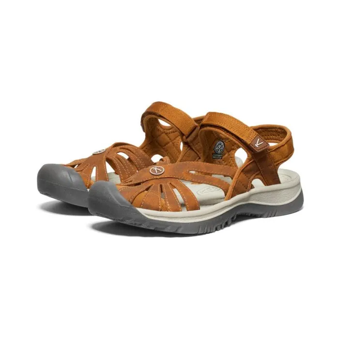 Women KEEN Sandals Rose Sandal Roasted PecanBirch Closed Toe Sandal Women KEEN Sandals Rose Sandal Roasted PecanBirch Closed Toe Sandal
