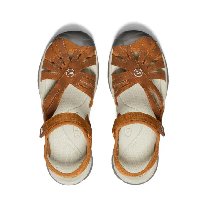 Women KEEN Sandals Rose Sandal Roasted PecanBirch Closed Toe Sandal Women KEEN Sandals Rose Sandal Roasted PecanBirch Closed Toe Sandal