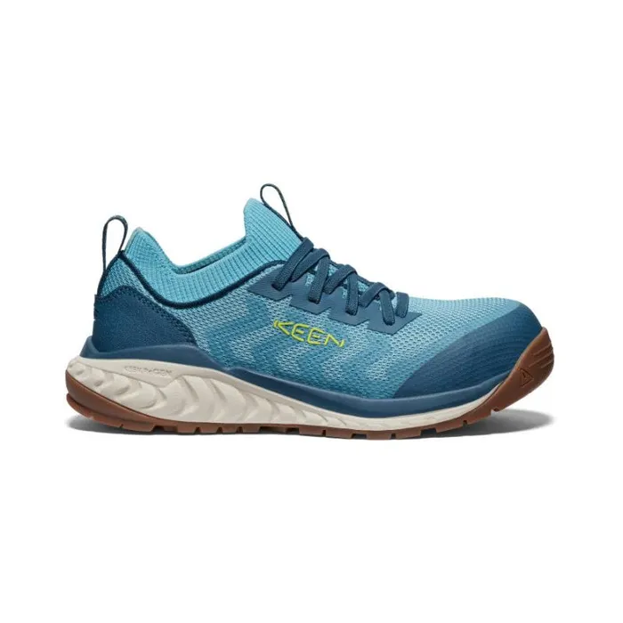 Women KEEN Shoes Arvada Shift CarbonFiber Toe Reef WatersLegion Blue Work Slipon