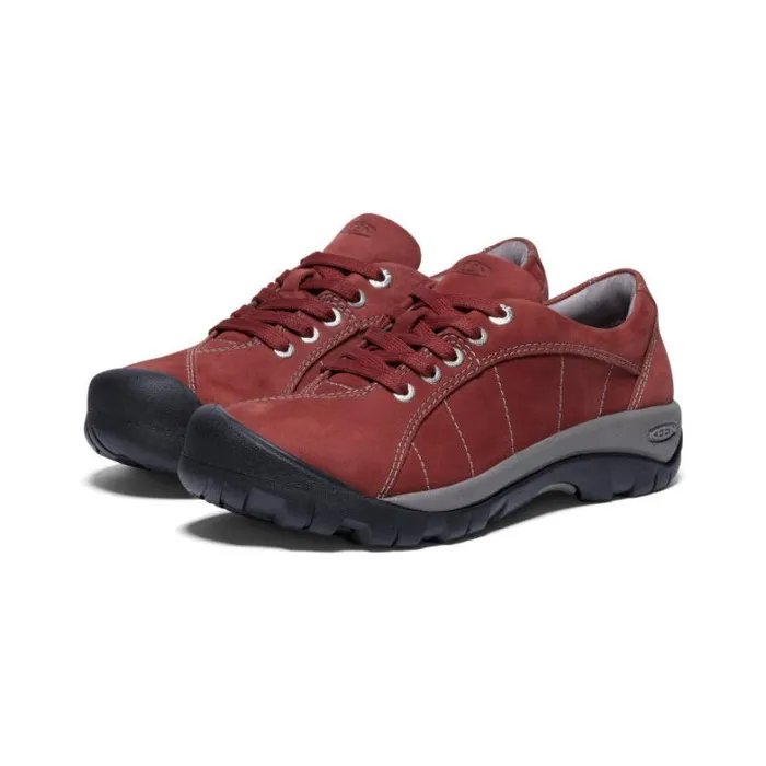 Women KEEN Shoes Presidio Fired Brick Leather Oxford Women KEEN Shoes Presidio Fired Brick Leather Oxford