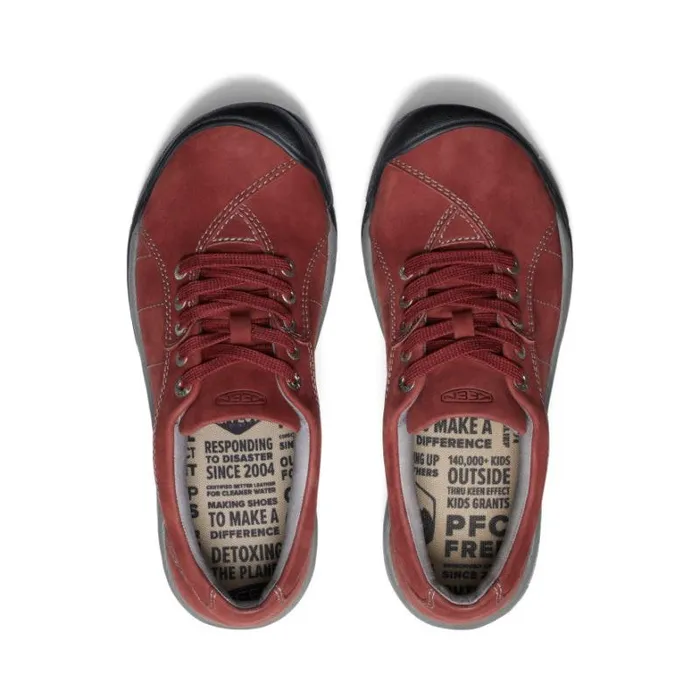 Women KEEN Shoes Presidio Fired Brick Leather Oxford Women KEEN Shoes Presidio Fired Brick Leather Oxford