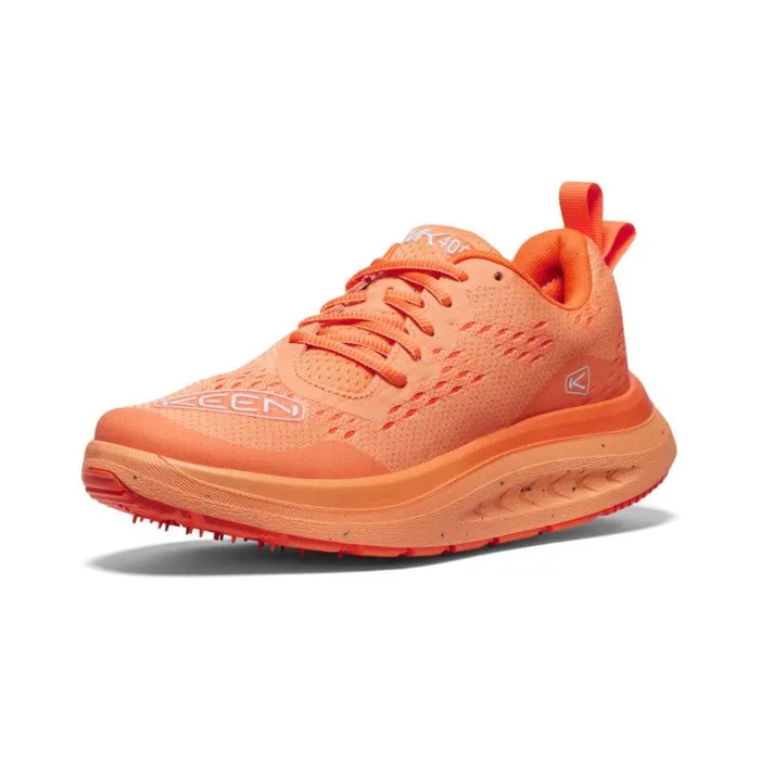 Women KEEN Shoes WK400 Tangerine Leather Walking Shoe Women KEEN Shoes WK400 Tangerine Leather Walking Shoe