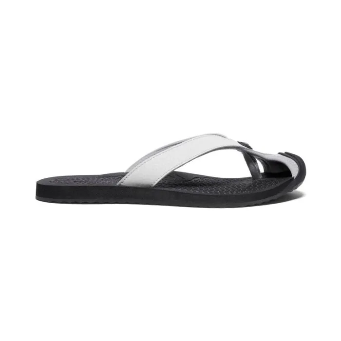 Women KEEN SlipOns Barbados VaporBlack Leather FlipFlop