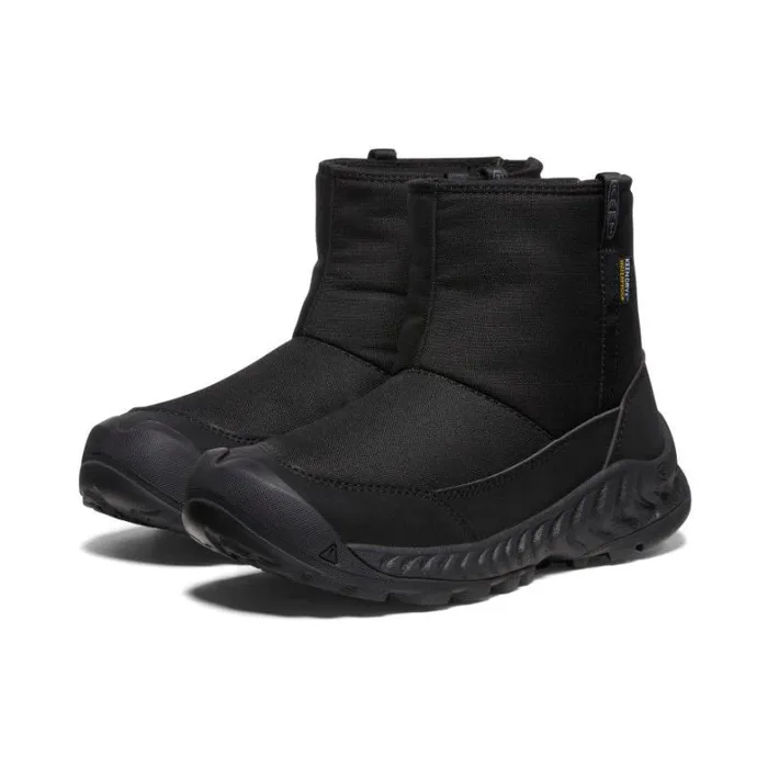 Women KEEN SlipOns Hood NXIS Pull On Waterproof Black Boot Women KEEN SlipOns Hood NXIS Pull On Waterproof Black Boot
