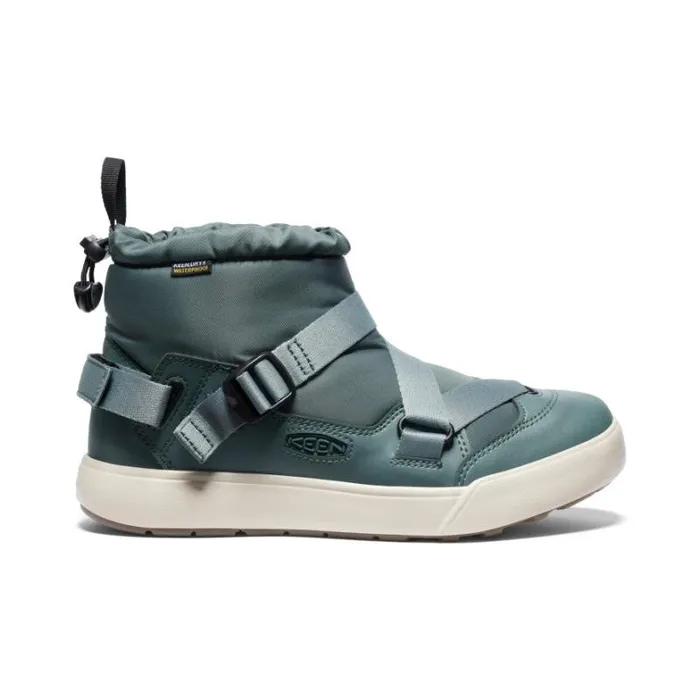Women KEEN SlipOns Hoodzerra Waterproof Green Boot