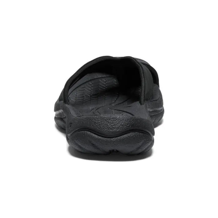Women KEEN SlipOns Waimea BlackBlack Leather FlipFlop Women KEEN SlipOns Waimea BlackBlack Leather FlipFlop