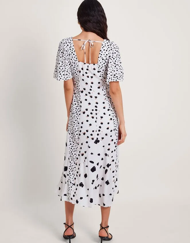 Women Lucee Spot Tea Dress Ivory Monsoon Dresses