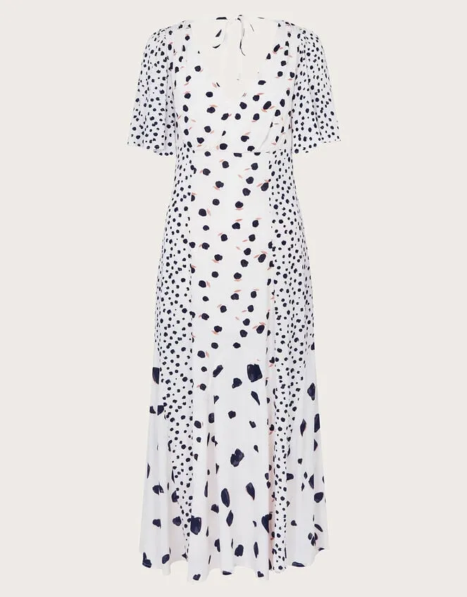 Women Lucee Spot Tea Dress Ivory Monsoon Dresses