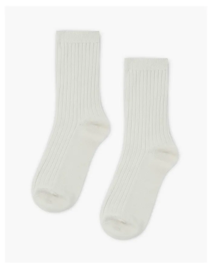 Women Tailored Union Luxe Socks Ecru Madewell Socks