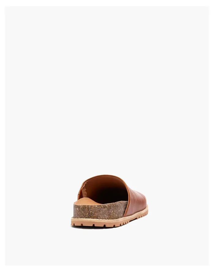 Women The Layne Clog Mule In Leather Dried Maple Madewell Flats Women The Layne Clog Mule In Leather Dried Maple Madewell Flats