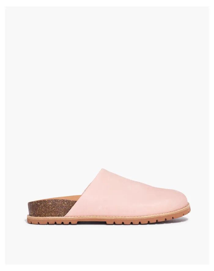 Women The Layne Clog Mule In Nubuck Dusty Blush Madewell Flats Women The Layne Clog Mule In Nubuck Dusty Blush Madewell Flats