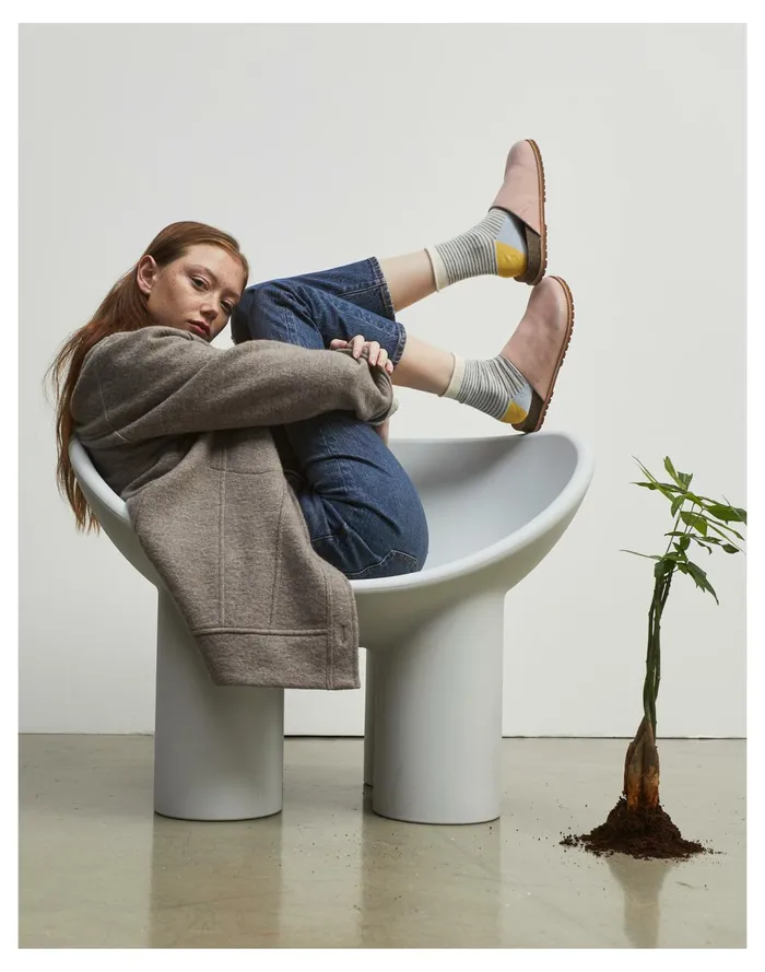 Women The Layne Clog Mule In Nubuck Dusty Blush Madewell Flats Women The Layne Clog Mule In Nubuck Dusty Blush Madewell Flats