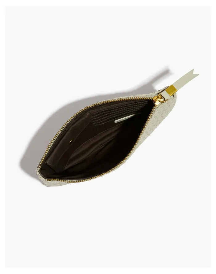 Women The Leather Pouch Clutch Ashen Sage Madewell Pouches and Wallets Women The Leather Pouch Clutch Ashen Sage Madewell Pouches and Wallets